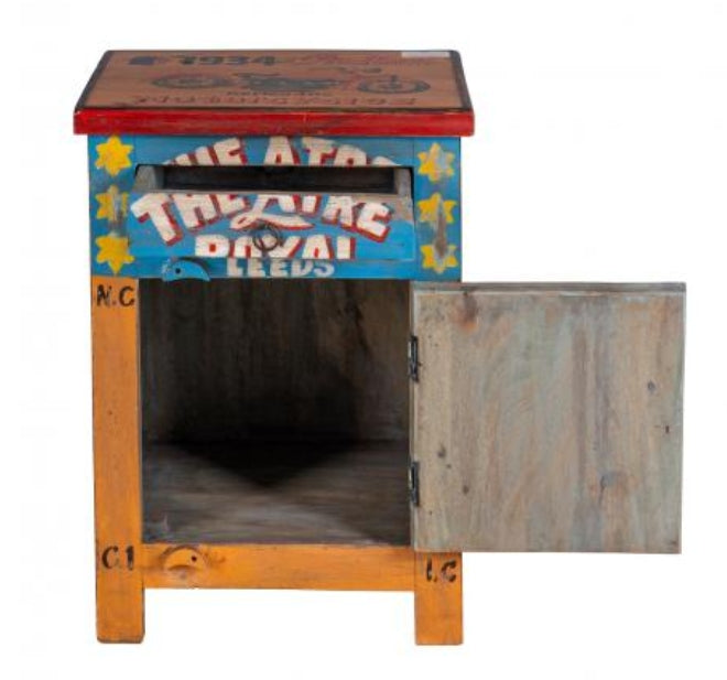 Hand Painted Vintage Cabinet