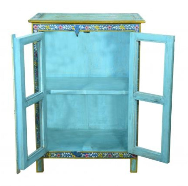 Hand Painted 2 Door Cabinet