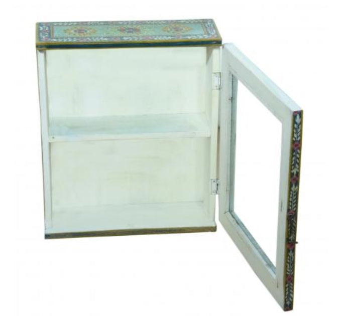 Hand Painted 1 Door Cabinet