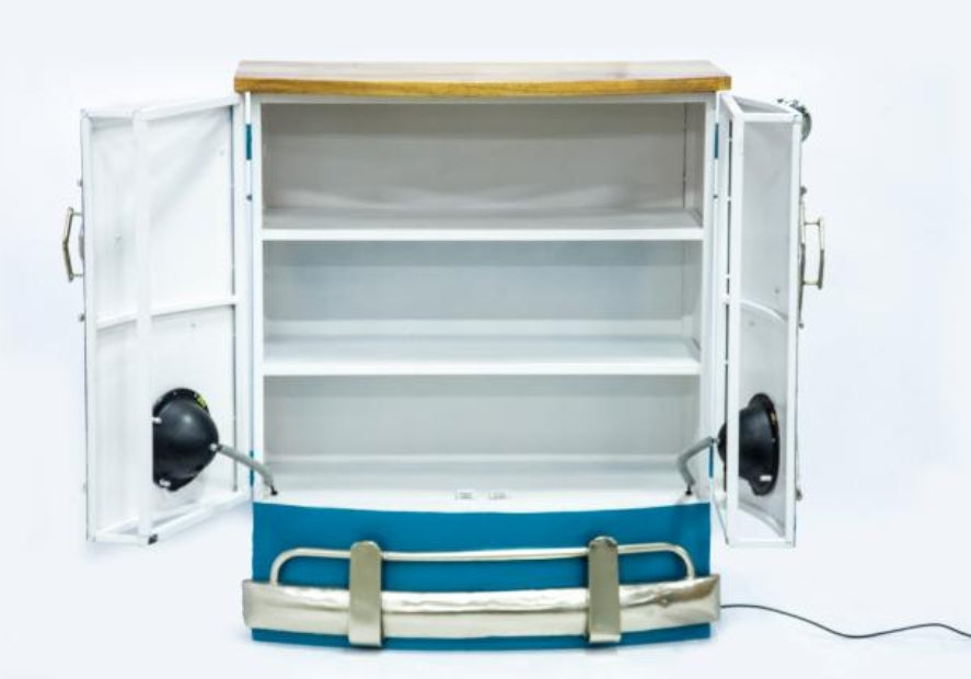 VW 2 Door Cabinet With Lights