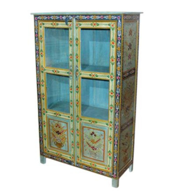Hand Painted 2 Door Cabinet