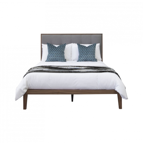 Calla Beds in Walnut/Grey - Double