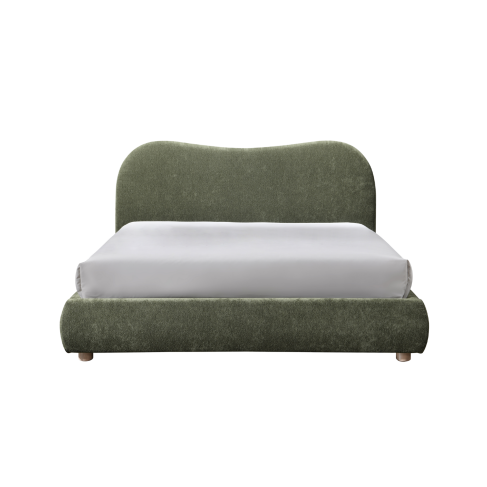 Wave Beds in Olive Soft Weave - Double