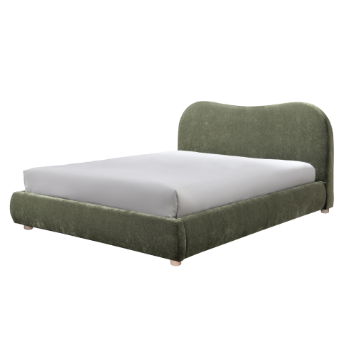 Wave Beds in Olive Soft Weave - Double